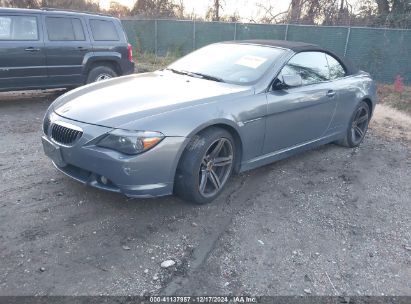 2005 BMW 645CI Gray  Gasoline WBAEK73435B324852 photo #3