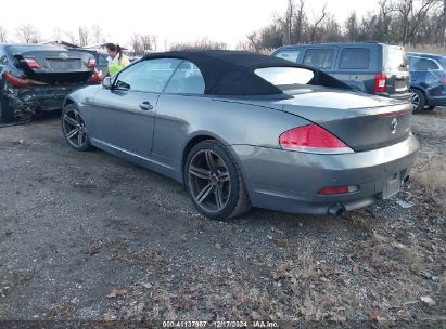 2005 BMW 645CI Gray  Gasoline WBAEK73435B324852 photo #4