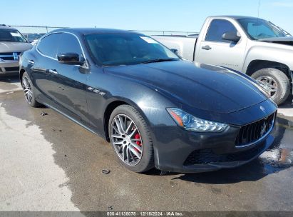 2014 MASERATI GHIBLI S Q4 Black  Gasoline ZAM57RTA7E1106615 photo #1