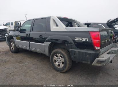 2002 CHEVROLET AVALANCHE 1500 Black  Gasoline 3GNEK13T62G101013 photo #4