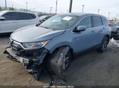 2022 HONDA CR-V 2WD EX-L Gray  Gasoline 2HKRW1H85NH401060 photo #3