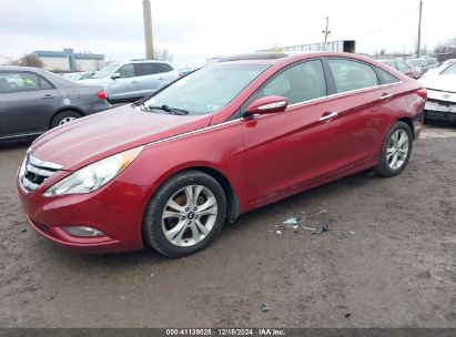 2011 HYUNDAI SONATA LIMITED Red  Gasoline 5NPEC4AC8BH176006 photo #3