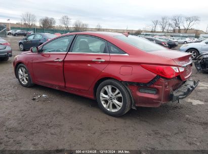 2011 HYUNDAI SONATA LIMITED Red  Gasoline 5NPEC4AC8BH176006 photo #4