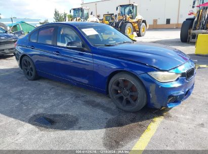 2013 BMW 335I XDRIVE Blue  Gasoline WBA3B9G50DNR89887 photo #1