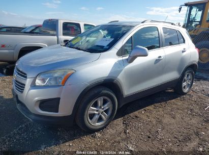 2016 CHEVROLET TRAX LT Silver  Gasoline 3GNCJPSB5GL174281 photo #3