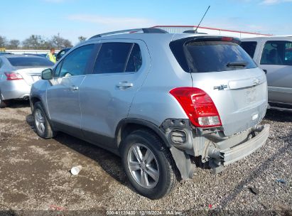 2016 CHEVROLET TRAX LT Silver  Gasoline 3GNCJPSB5GL174281 photo #4