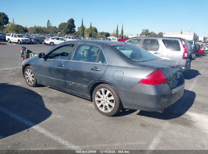 2007 HONDA ACCORD 3.0 EX Gray  Gasoline 1HGCM66537A047763 photo #4