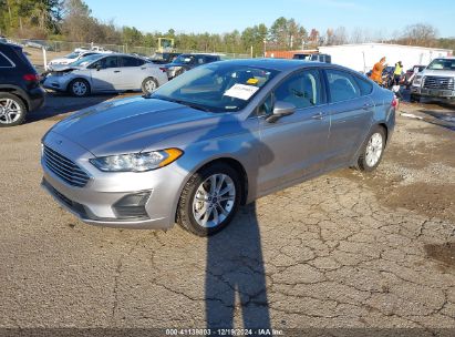 2020 FORD FUSION SE Silver  Gasoline 3FA6P0HD8LR251985 photo #3