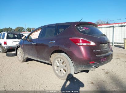 2014 NISSAN MURANO S Maroon  Gasoline JN8AZ1MU6EW408380 photo #4