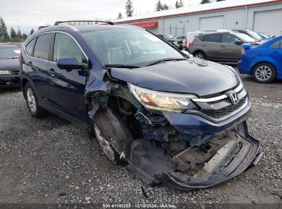 2015 HONDA CR-V EX-L Blue  Gasoline 2HKRM4H76FH664139 photo #1