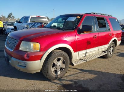 2005 FORD EXPEDITION EDDIE BAUER/KING RANCH Red  Gasoline 1FMFU17515LA96065 photo #3