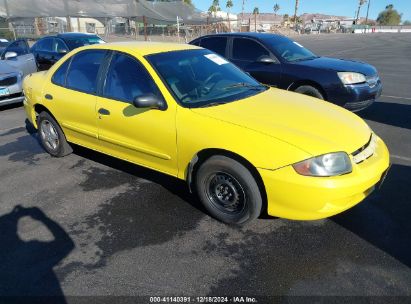 2004 CHEVROLET CAVALIER Yellow  Gasoline 1G1JC52F047281197 photo #1