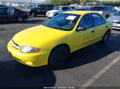 2004 CHEVROLET CAVALIER Yellow  Gasoline 1G1JC52F047281197 photo #3