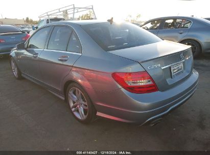 2012 MERCEDES-BENZ C 250 LUXURY/SPORT Gray  Gasoline WDDGF4HB3CA658779 photo #4