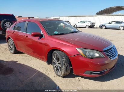 2014 CHRYSLER 200 TOURING Red  Gasoline 1C3CCBBB8EN107472 photo #1