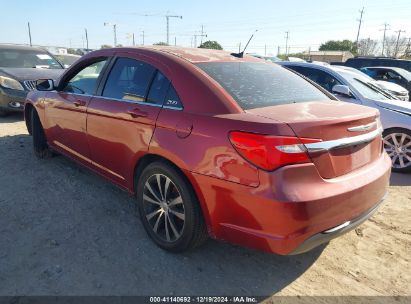 2014 CHRYSLER 200 TOURING Red  Gasoline 1C3CCBBB8EN107472 photo #4