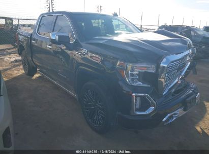 2022 GMC SIERRA 1500 LIMITED 4WD  SHORT BOX DENALI Black  Gasoline 3GTU9FEL9NG125532 photo #1