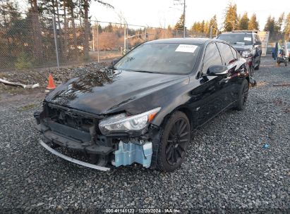 2017 INFINITI Q50 3.0T PREMIUM Black  Gasoline JN1EV7AR4HM836964 photo #3