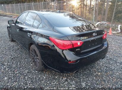 2017 INFINITI Q50 3.0T PREMIUM Black  Gasoline JN1EV7AR4HM836964 photo #4