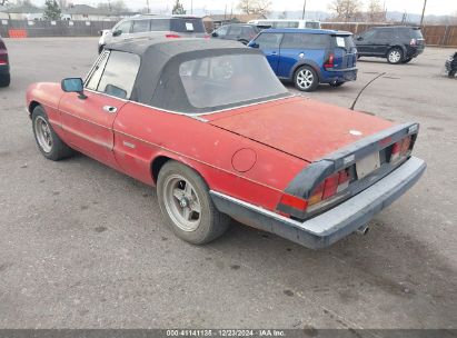 1987 ALFA ROMEO SPIDER VELOCE Red  Gasoline ZARBA5581H1048846 photo #4