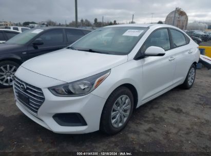 2019 HYUNDAI ACCENT SE White  Gasoline 3KPC24A34KE071932 photo #3