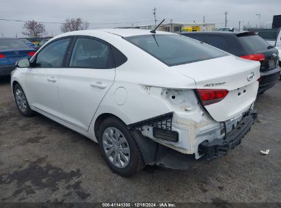 2019 HYUNDAI ACCENT SE White  Gasoline 3KPC24A34KE071932 photo #4