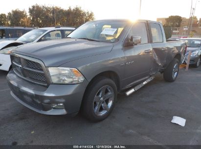 2010 DODGE RAM 1500 SLT/SPORT/TRX Gray  Gasoline 1D7RB1GT8AS230954 photo #3