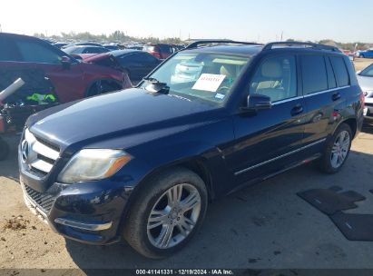 2014 MERCEDES-BENZ GLK 350 Blue  Gasoline WDCGG5HB2EG315226 photo #3