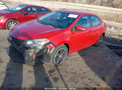 2015 TOYOTA COROLLA S PLUS Red  Gasoline 5YFBURHE4FP310183 photo #3