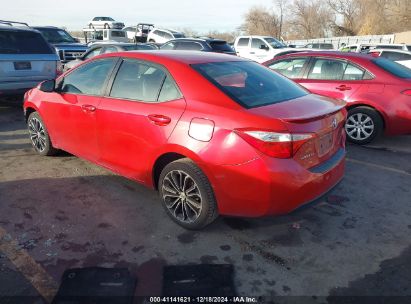 2015 TOYOTA COROLLA S PLUS Red  Gasoline 5YFBURHE4FP310183 photo #4