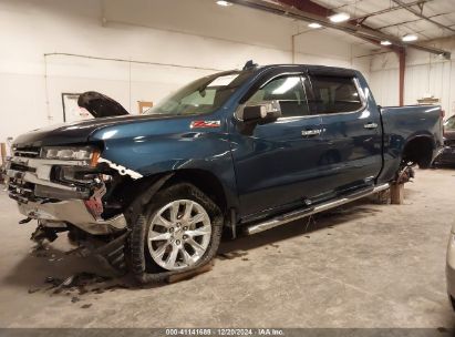 2022 CHEVROLET SILVERADO 1500 LTD Blue  Gasoline 1GCUYGED2NZ142187 photo #3