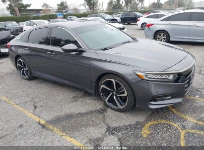 2018 HONDA ACCORD SPORT Gray  Gasoline 1HGCV1F39JA063634 photo #1