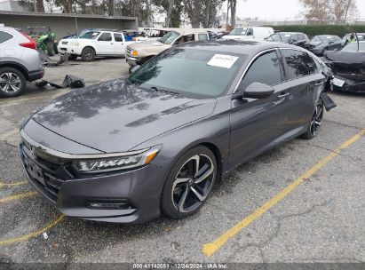 2018 HONDA ACCORD SPORT Gray  Gasoline 1HGCV1F39JA063634 photo #3