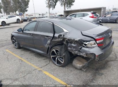 2018 HONDA ACCORD SPORT Gray  Gasoline 1HGCV1F39JA063634 photo #4