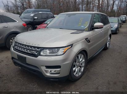 2016 LAND ROVER RANGE ROVER SPORT 3.0L V6 SUPERCHARGED HSE Gray  Gasoline SALWR2VF7GA635318 photo #3