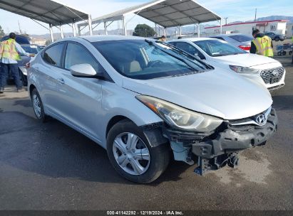 2016 HYUNDAI ELANTRA SE Silver  Gasoline 5NPDH4AE5GH725781 photo #1