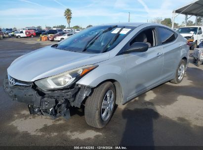 2016 HYUNDAI ELANTRA SE Silver  Gasoline 5NPDH4AE5GH725781 photo #3