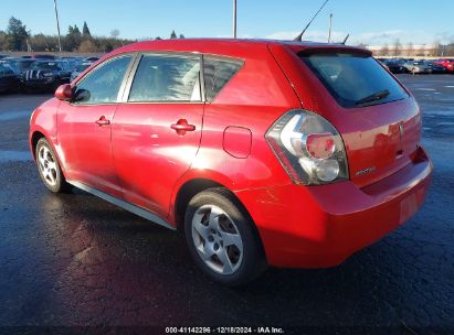 2009 PONTIAC VIBE Red  Gasoline 5Y2SL678X9Z419898 photo #4