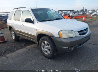 2002 MAZDA TRIBUTE ES V6/LX V6 White  Gasoline 4F2CU08112KM49600 photo #1