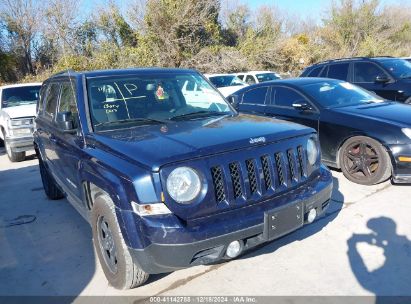 2016 JEEP PATRIOT SPORT Blue  Gasoline 1C4NJPBB1GD711946 photo #1