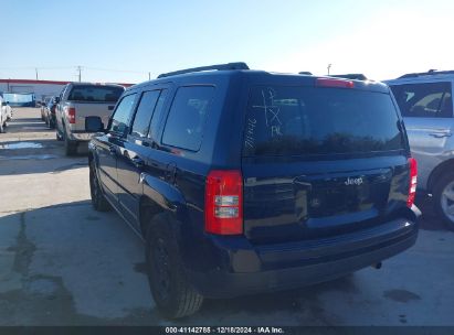 2016 JEEP PATRIOT SPORT Blue  Gasoline 1C4NJPBB1GD711946 photo #4