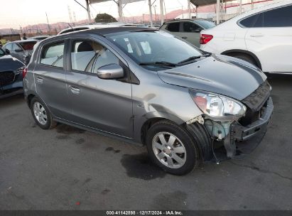 2015 MITSUBISHI MIRAGE ES/RF Gray  Gasoline ML32A4HJ4FH050083 photo #1