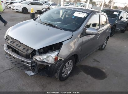 2015 MITSUBISHI MIRAGE ES/RF Gray  Gasoline ML32A4HJ4FH050083 photo #3