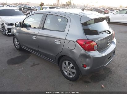 2015 MITSUBISHI MIRAGE ES/RF Gray  Gasoline ML32A4HJ4FH050083 photo #4