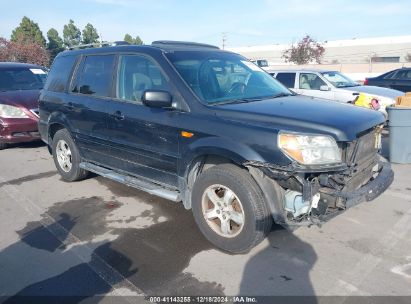 2006 HONDA PILOT EX-L Black  Gasoline 2HKYF18786H539325 photo #1