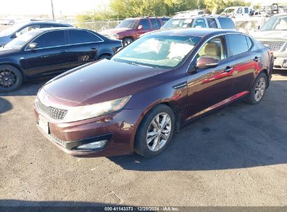 2013 KIA OPTIMA LX Burgundy  Gasoline 5XXGM4A78DG115469 photo #1