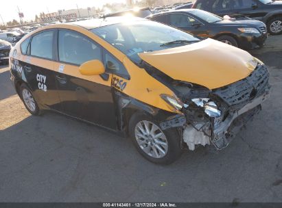 2014 TOYOTA PRIUS PLUG-IN Yellow  Hybrid JTDKN3DP6E3054041 photo #1