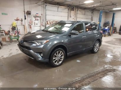 2018 TOYOTA RAV4 HYBRID LIMITED Gray  Hybrid JTMDJREV3JD212957 photo #3