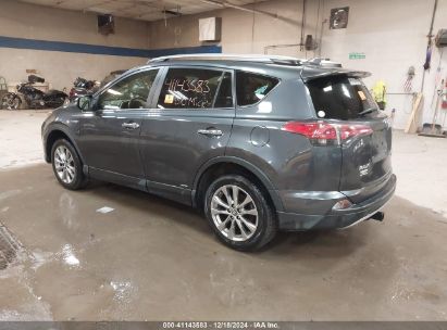 2018 TOYOTA RAV4 HYBRID LIMITED Gray  Hybrid JTMDJREV3JD212957 photo #4