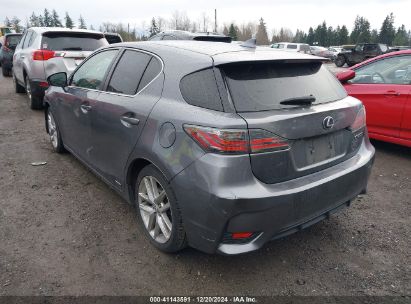 2014 LEXUS CT 200H Gray  Hybrid JTHKD5BH2E2178242 photo #4